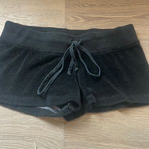Hard Tail Forever Low Rise Black Terry Shorts